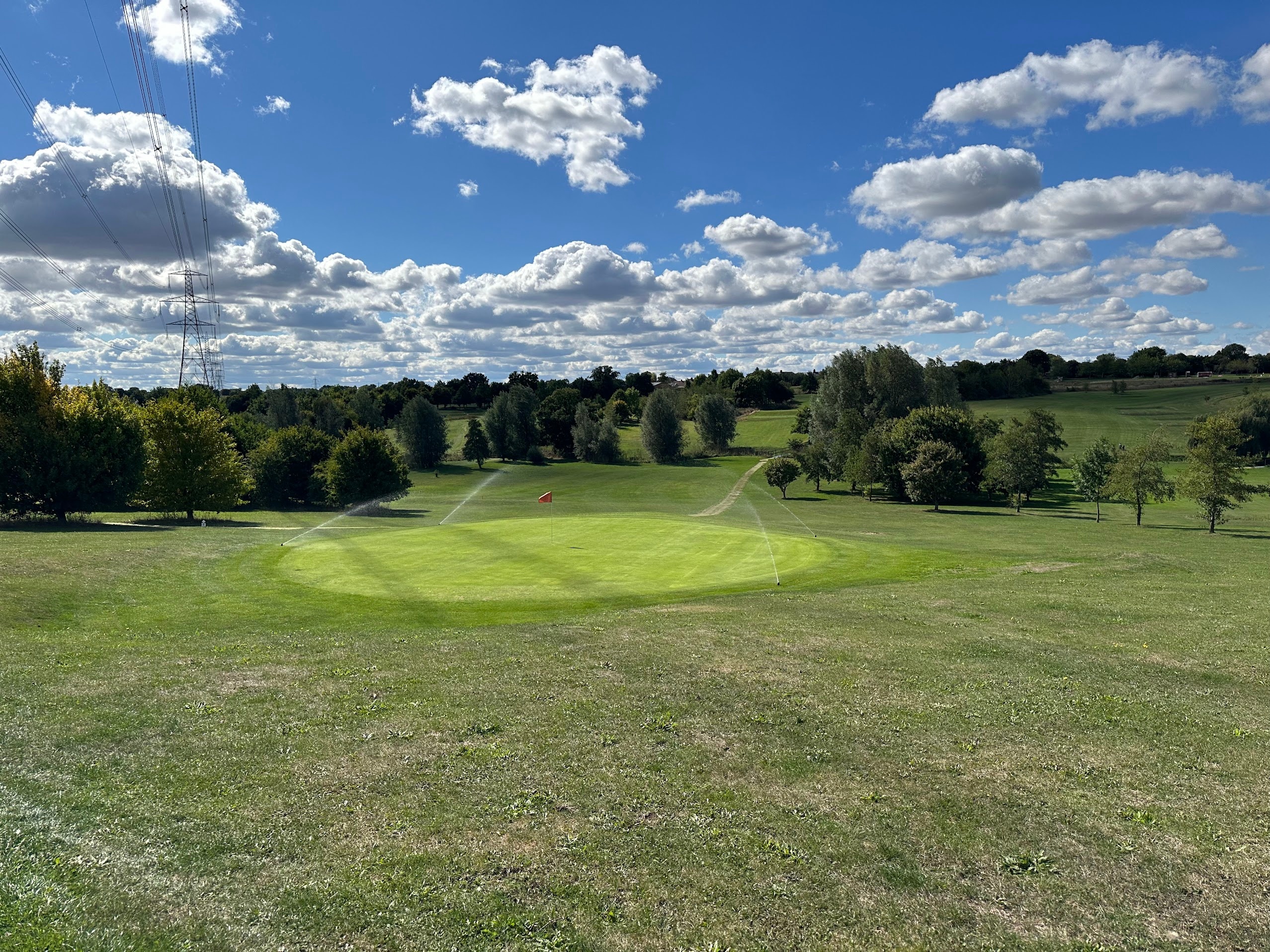 View across The Notleys golf course